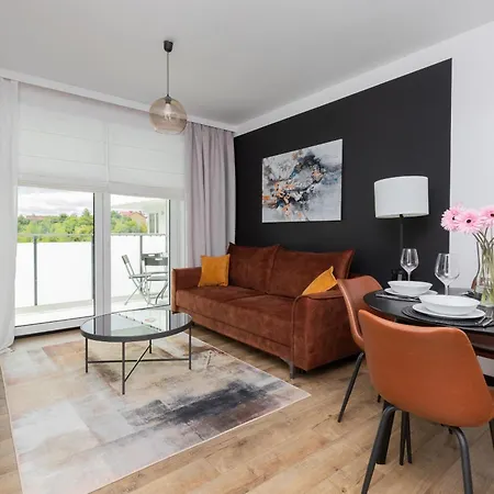 Modern With Balcony And Parking In By Renters 公寓 格但斯克